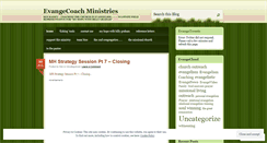 Desktop Screenshot of evangecoach.com