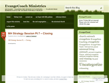 Tablet Screenshot of evangecoach.com